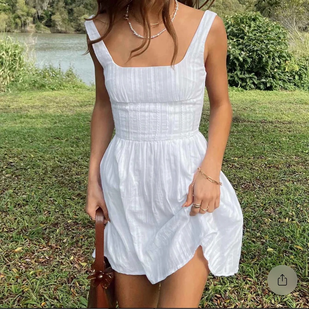 Lorinda Mini Dress White